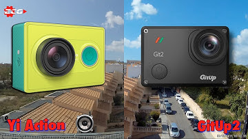 GitUp 2 Vs Xiaomi Yi Action estabilizador y micrófono