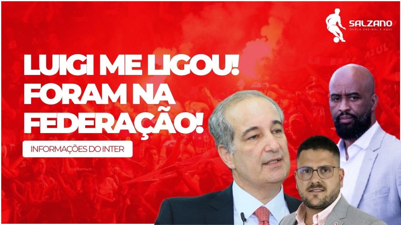 INTER: FUI PROCURADO POR LUIGI! | DECISÃO DEFINITIVA! | ARBITRAGEM DO GRE-NAL! | VUADEN CONCORDOU...