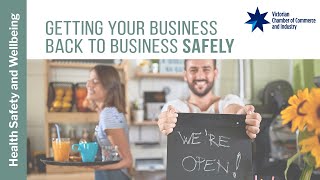 VCCI COVID-19 Business Restart Checklist