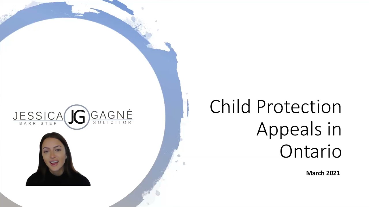 Child Protection Appeals in Ontario