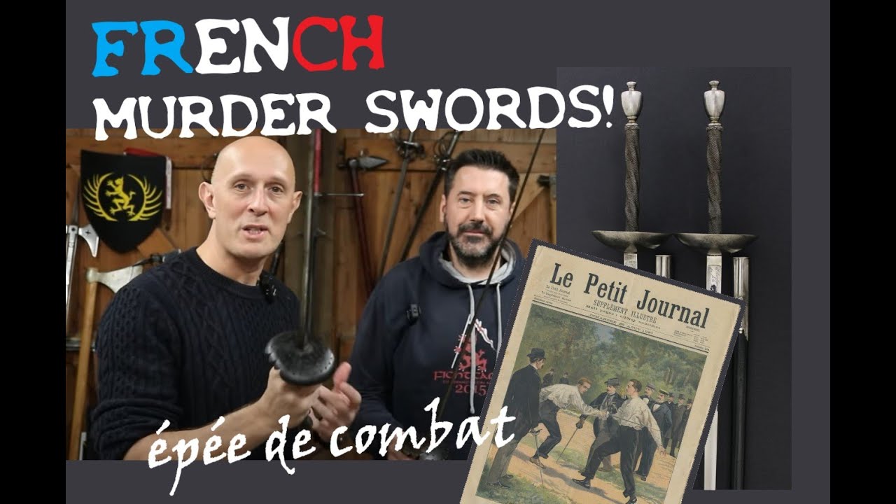 French Dueling Swords épée de combat & the origin of épée FENCING