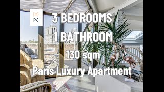 Paris Apartment Tour | For Rent | 3 BEDROOMS 1 BATHROOM | Paris 5