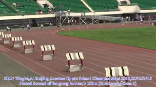 Yinglai Han  20150613_200m_Dash