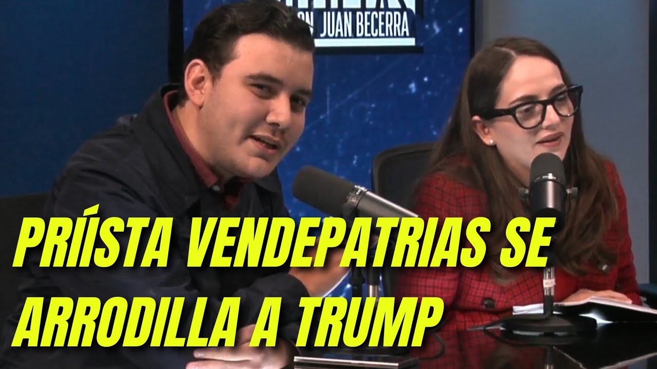 MANUEL PEDRERO EXHIBE A PLURI VENDEPATRIAS QUE AGRADECE A TRUMP