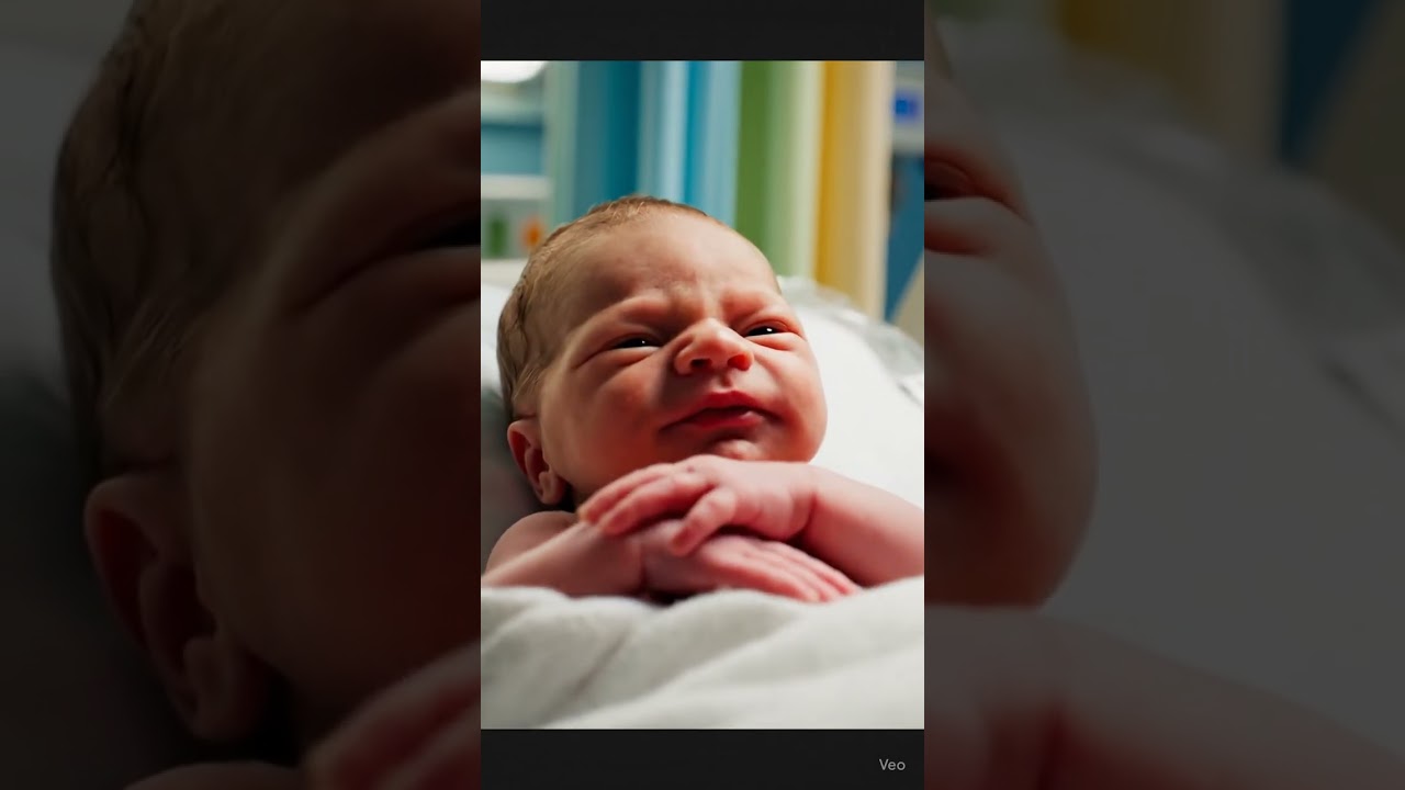 Newborn Baby Shocks Everyone in Hospital | Funny Talking Baby Skit  