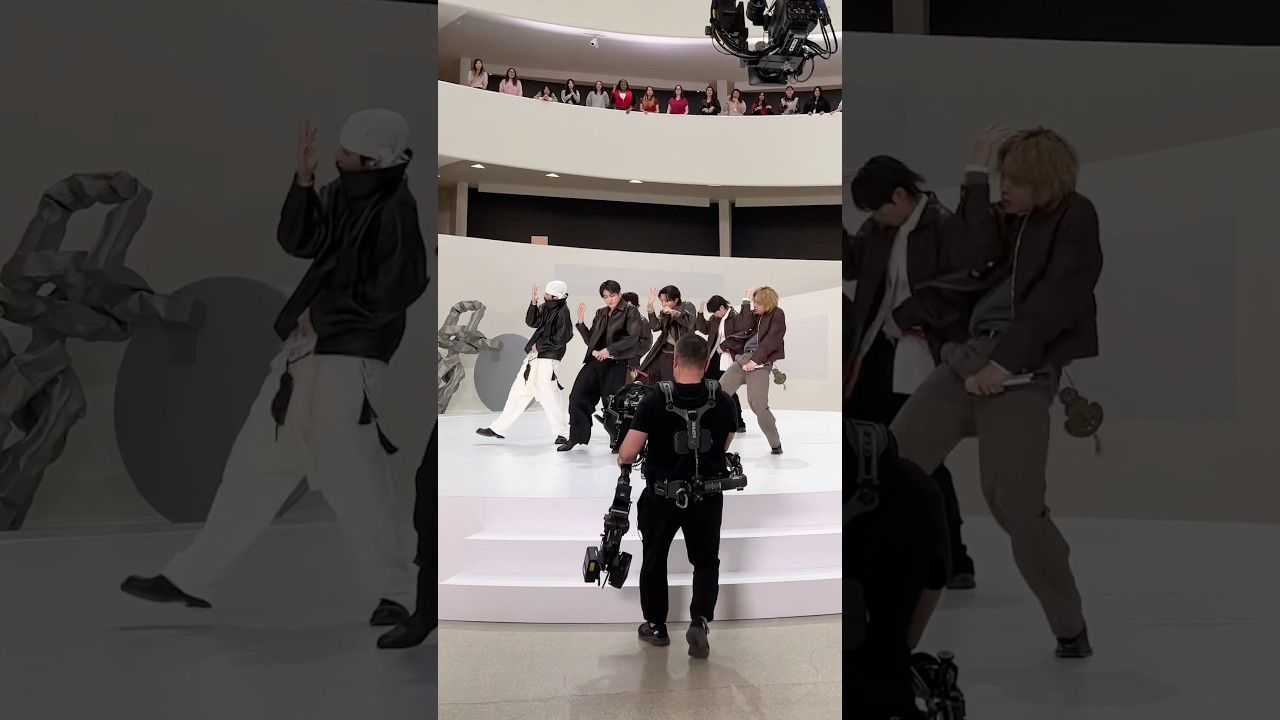 Behind-the-scenes of #BTS’ “2.0” performance at #Guggenheim! #ARIRANG #FallonTonight
