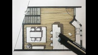 Rendering a floor plan - concrete steps