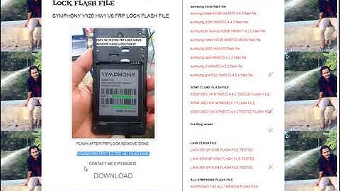 SYMPHONY V120 HW1 V6 FRP LOCK FLASH FILE