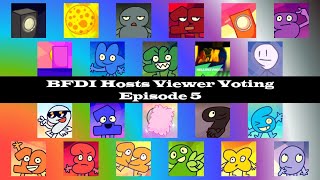 BFDI Hosts Viewer Voting - Episode 5