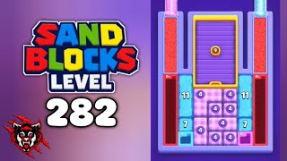 Sand Blocks Drop Puzzle Level 282 Game Walkthrough