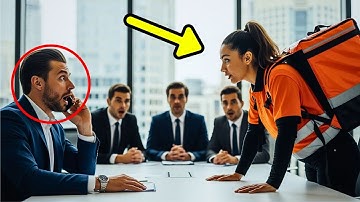 "De miljonair was wanhopig omdat hij geen vertaler had, totdat de bezorgster vloeiend 9 talen sprak"