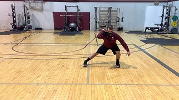 Offset Shoulder Loaded Forward to Lateral Lunge