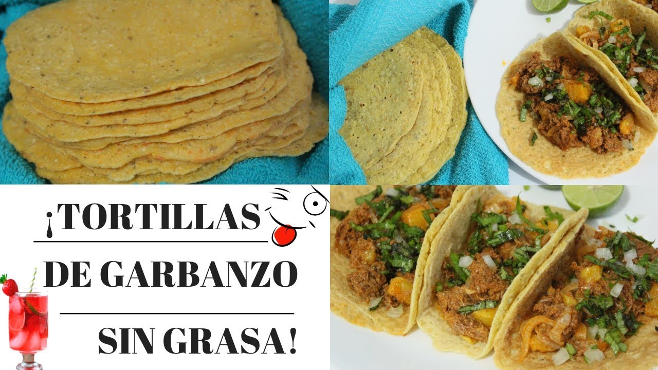 ¡SABROSAS TORTILLAS DE GARBANZO SIN GRASA! Transición Vegana YouTube