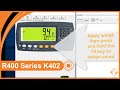 R400 Series K402 counting