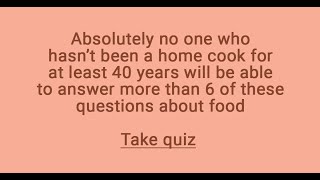 Food & Cooking Trivia Quiz screenshot 3