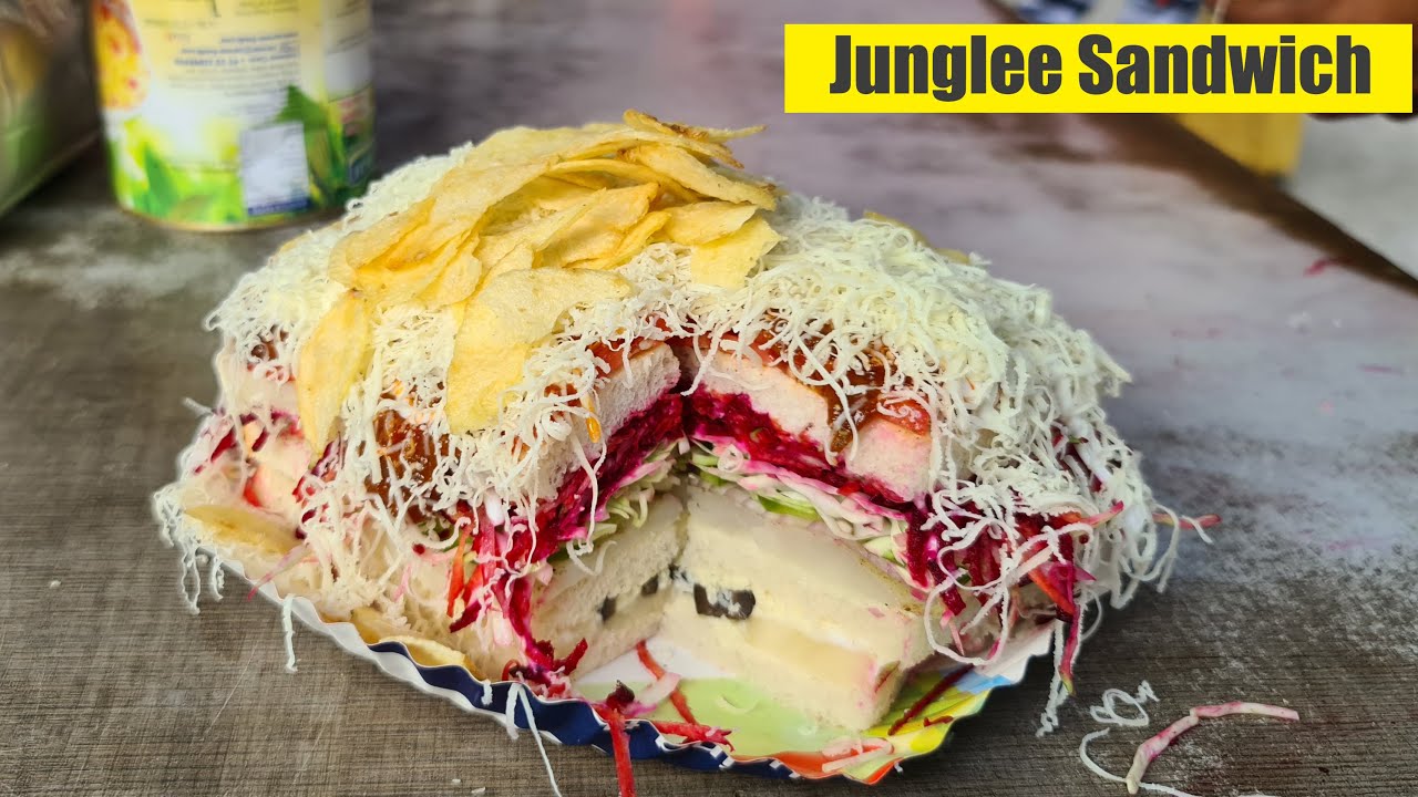 Junglee Sandwich | King of Sandwich | Most Unique Sandwich of Mumbai | Street Food Mumbai India | Tasty Street Food