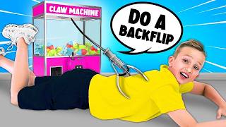 A claw-powered slot machine controls Vlad's life 24 hours a day!
