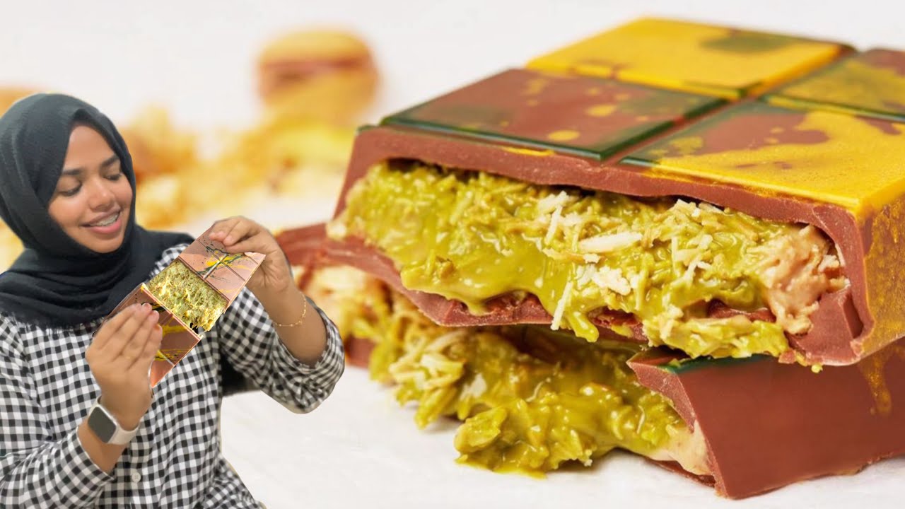 🍫ഇപ്പോൾ താരമായ😍പിസ്താ കുനാഫ ചോക്ലേറ്റ് എളുപ്പത്തിൽ ഉണ്ടാക്കാം💯Trending Pistachio Kunafa Chocolate😍