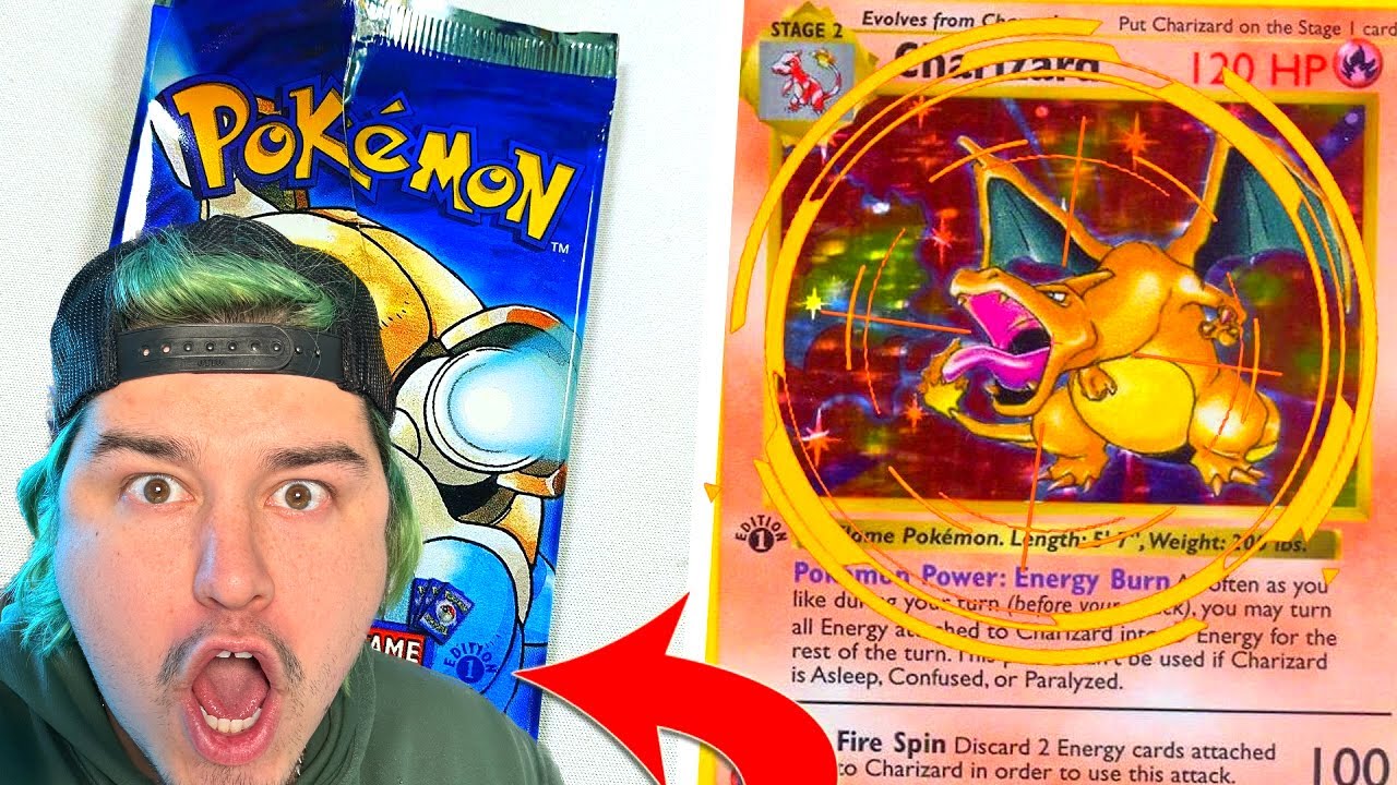 I PULLED $100,000 SHADOWLESS FIRST EDITION CHARIZARD I PULLED $100,000 SHADOWLESS FIRST EDITION CHARIZARD