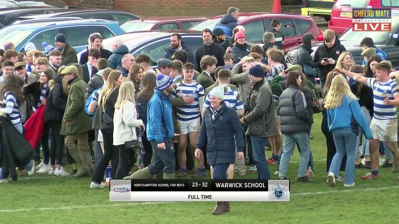 LIVE RUGBY: NORTHAMPTON SCHOOL FOR BOYS VS WARWICK | SCHOOLS CUP SEMI FINAL