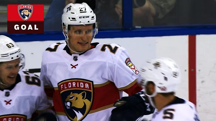 Panthers' Nick Bjugstad records first career hat t...