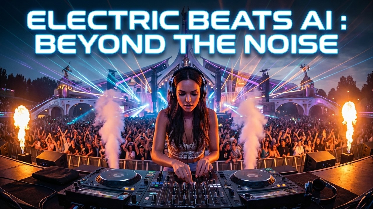 DJ Performance Festival | Full Stage Energy & Production: Electric Beats AI: beyond the noise.