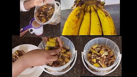 You will never throw away the banana peels after watching this.