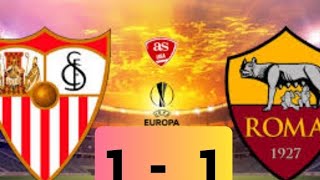 🚨Europa league final. Sevilla vs Roma. goals, highlights and reactions 🔥🔥🔥