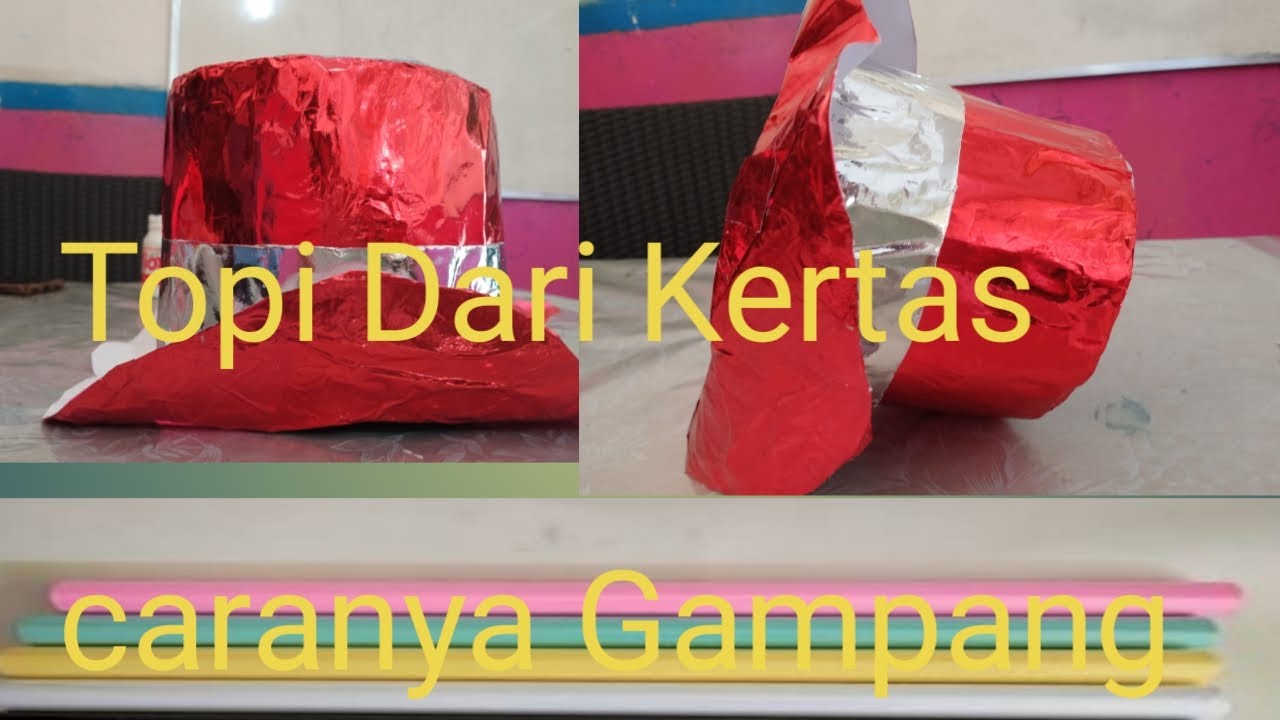  Cara  Membuat  Topi  Dari Kertas YouTube