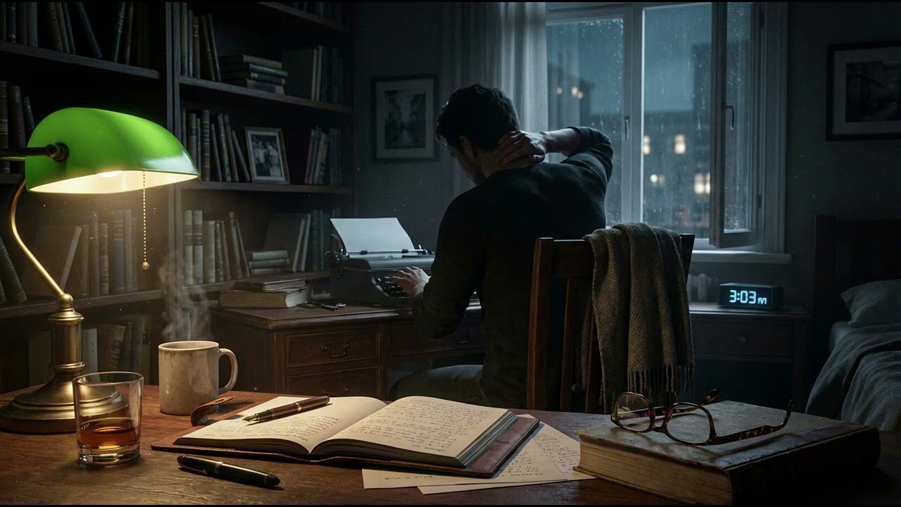 3 AM Jazz for Overthinkers Calm Night Music for Writing & Worrying Less