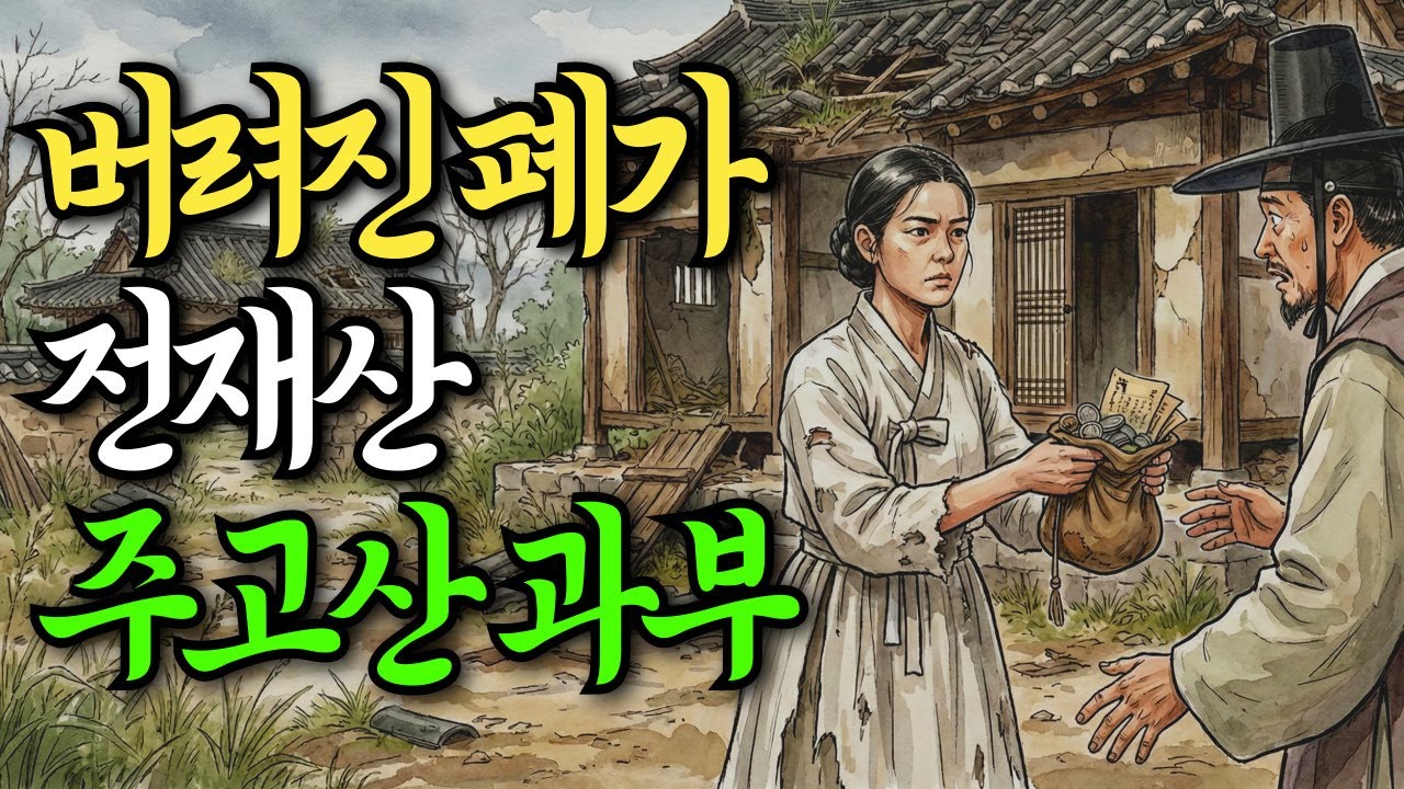 버려진 폐가를 전재산 주고 산 과부 이야기 | 야담·민담·전설·설화·옛날이야기·오디오북