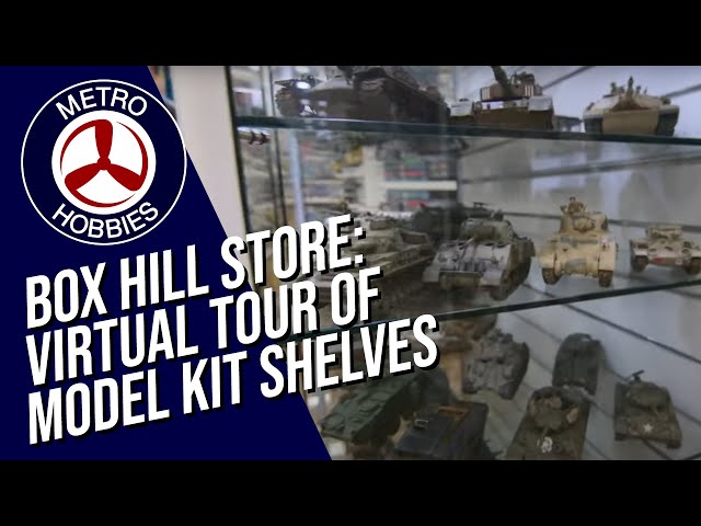 The Metro Hobbies Box Hill Model Kit Department | Hobby Shop Virtual Tour class=