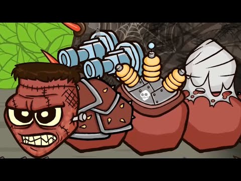 Видео: Гусеница Франкенштейн! Battlepillars Gold Edition Boss! Игра как Clone Armies