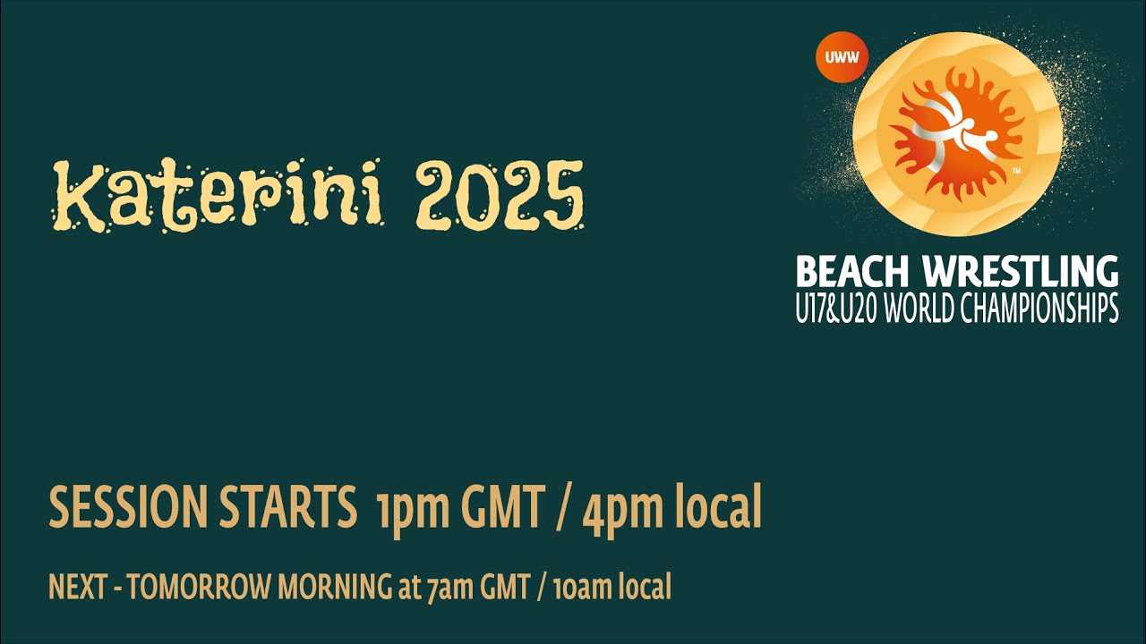 Ring A | 2025 U20 Beach Wrestling World Championships Katerini (GRE)