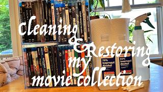 How I Clean and Restore My Bluray and DVD Collection!