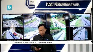 Tinjauan aliran trafik di lebuhraya utama Tinjauan aliran trafik di lebuhraya utama