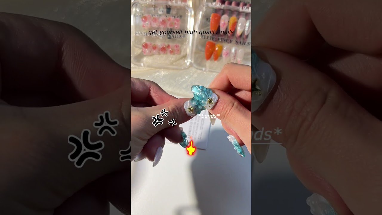 High quality strong 3D gel nails!