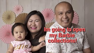 Griffiella opening her Barbie dolls collections!