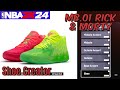 How to make puma mb01 rick  morty left shoe in nba 2k24  shoe creator