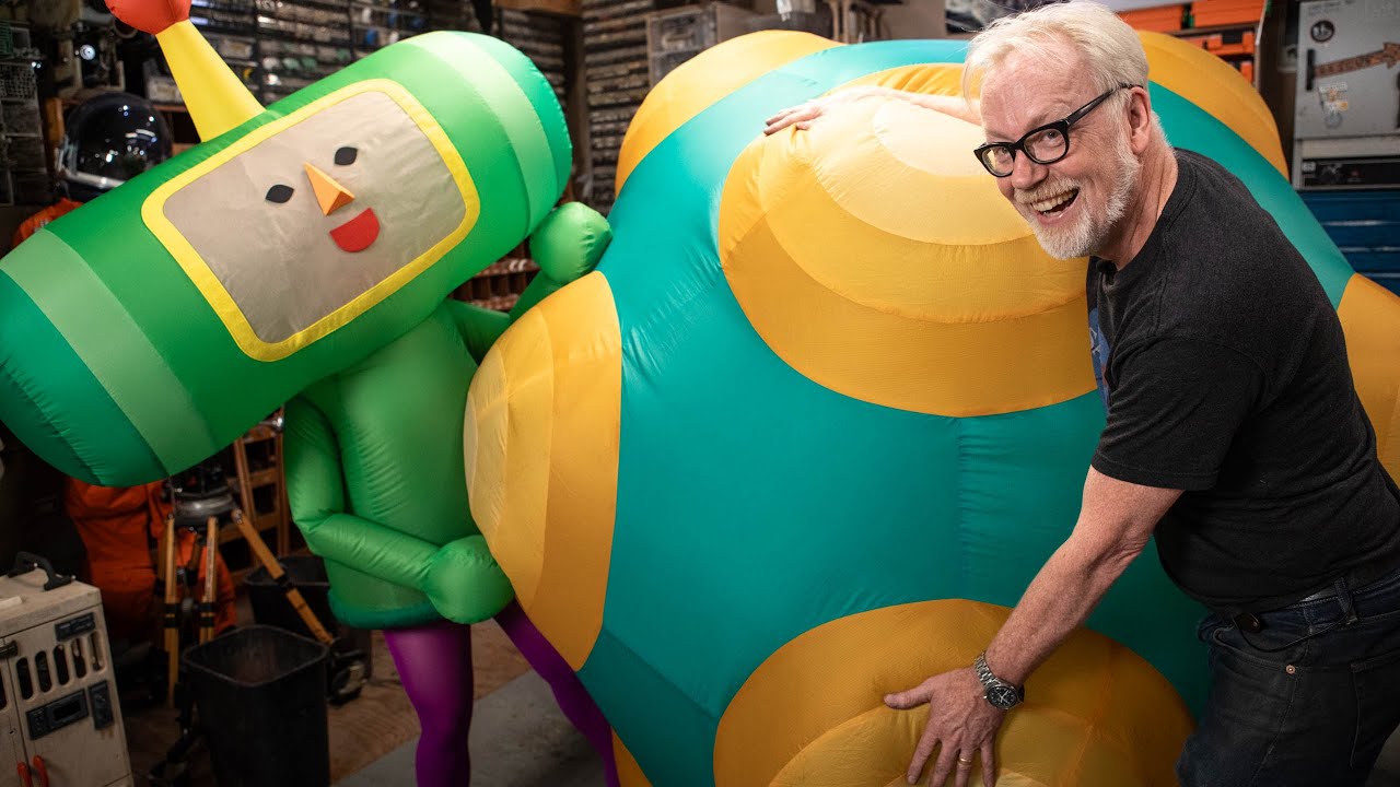Adam Savage Learns How Inflatable Costumes Are Made!