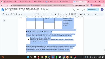 Primeros pasos en Google Docs TIC 1 Bachillerato IES Monterroso