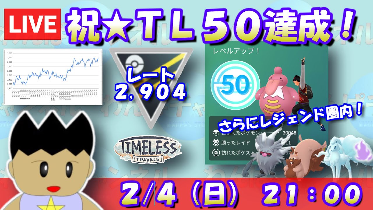 ポケモンGO】祝！トレーナーレベル50達成！さらにレジェンド圏内