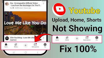 YouTube Navigation Bar Not Showing 2025 || YouTube Upload, Home,Shorts Button Missing Problem Solve