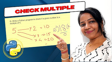 Python Program to check whether the given integer is a Multiple of 5 | Computer Programming