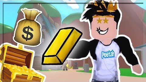 SO RICH! MINING GOLD IN ROBLOX MINING SIMULATOR!