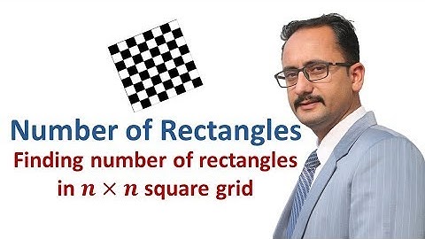 Number of Rectangles in n*n square grid