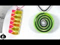 Two Ways to Make Epoxy Resin Ribbons and Using Them to Make Jewellery Pendants - They Can Even Glow!