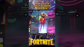How do you fix the Fortnite split-screen bug? #fortnite #splitscreen #gitch #bug #howtofix