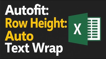 Excel Tips - Autofit Row Height to Cell Contents | Auto Text Wrap | Easy Method