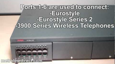 metrolinedirect.com:  Avaya IP500 V2 ETR 6
